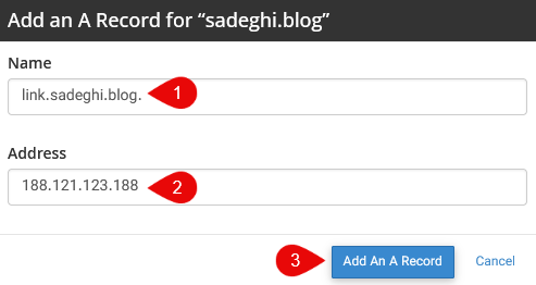 connect subdomain zaya ip - وبلاگ زایا